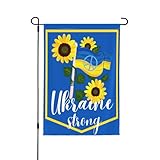 Ukraine Not For Deal flags I Stand With Zelensky 12x18 Garden Flag Double Side Banner No Flagpole
