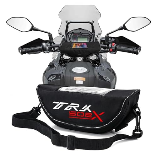 Lenker-Navigationstaschen Für Benelli TRK 502X TRK502X TNT25N TNT 25N(Black5-with Logo)