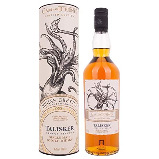 Talisker Select Reserve - Whisky escocés puro de malta - Edición limitada Juego de Tronos: Casa Greyjoy, 700 ml
