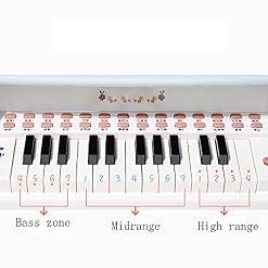 WHTBB Piano de Clavier électronique à 25 clés, avec Casque et Alimentation électrique Multifonctionnel Kids Clavier… - Les Beatles, Paul McCartney, John Lennon, RIngo Starr, George Harrison WHTBB Piano de Clavier électronique à 25 clés, avec Casque et Alimentation électrique Multifonctionnel Kids Clavier… – Image 4