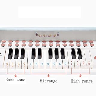 WHTBB Piano de Clavier électronique à 25 clés, avec Casque et Alimentation électrique Multifonctionnel Kids Clavier… - Les Beatles, Paul McCartney, John Lennon, RIngo Starr, George Harrison WHTBB Piano de Clavier électronique à 25 clés, avec Casque et Alimentation électrique Multifonctionnel Kids Clavier… – Image 4