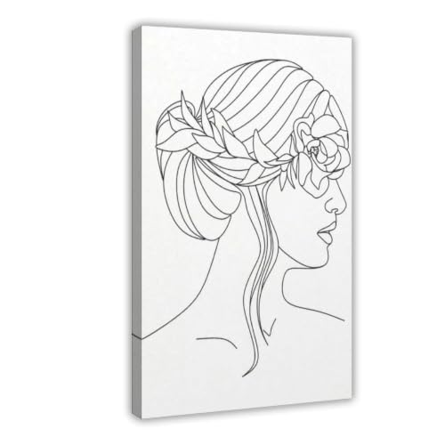 Toile art floral pour femme idéale pour sublimer une chambre à coucher chic