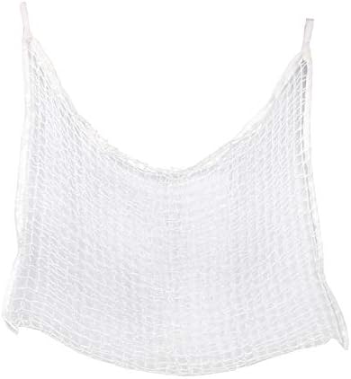 DEDC large 47.2 x 35.4 inches square Slow Feed Hay Net Bag, Large Horse Feeding Bags with Small Meshes for Hay and Horse Snacks