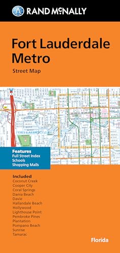 Rand McNally Folded Map: Fort Lauderdale Metro Street Map