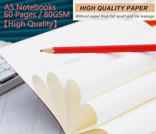 Carnet de notes A5 papier kraft FAWTEEM cahier de composition robuste