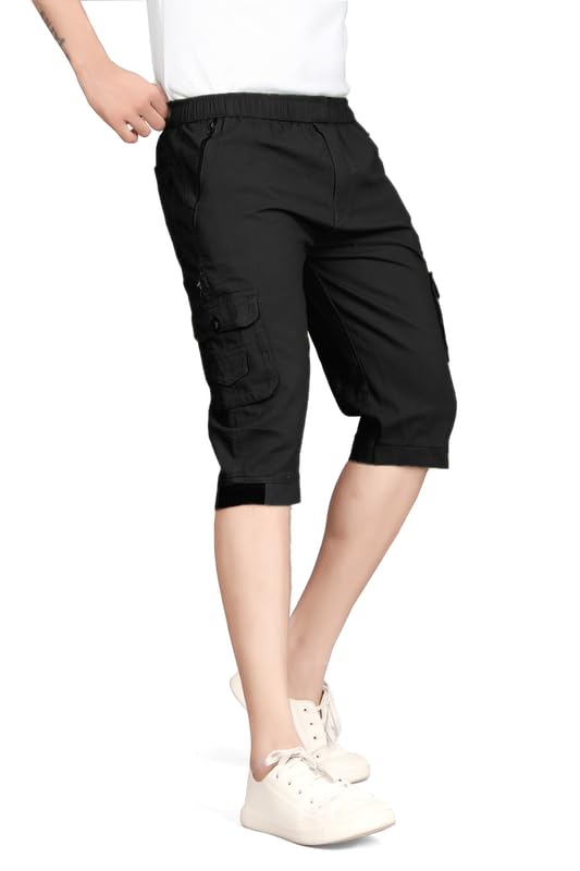 Mens Shorts Casual ||Cargo Shorts for Men ||Stylish Multi-Utility Pockets||Line_Capri_Parent-picture-46