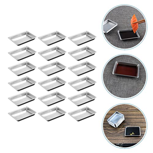 YARNOW Pratos de Molho de Plástico Reutilizáveis ​​De 100 Pcs Pratos de Tenda de Tigela de Suspensão