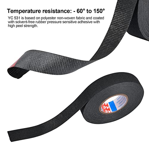 Regerly Nastro Isolante per Cablaggio, 8 Pezzi