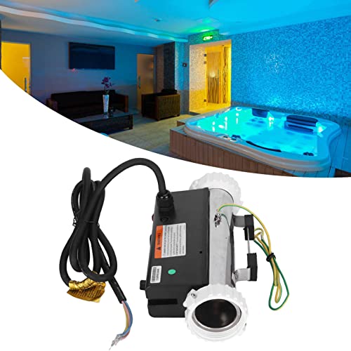 Termostato SPA, Aquecedor de Banheira Elétrico Simples e Conveniente, Aço Inoxidável para Banheiras