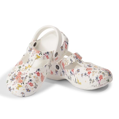 KICKFREE Classic Womens Clogs - Waterproof Pink Platform Shoes. Stylish, Cute Rubber Footwear for Casual Wear, Water Slippers, and Everyday Comfort. Ideal Floaters for Summer Adventuress (White) (B0CWLFLSKK) Amazon Price History, Amazon Price Tracker