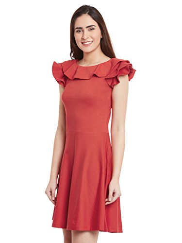 Image of Miss Chase Women's Cotton Mini Skater Dress
