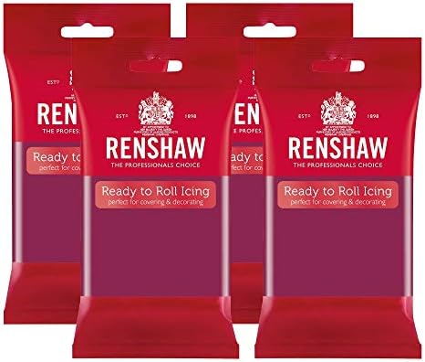 Renshaw Baby Pink Ready to roll icing 250g 4 Packets
