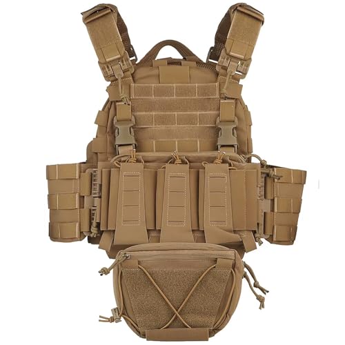 Gilet tactique porte-plaques ARC pour Airsoft avec système MOLLE à dégagement rapide