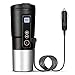 Smart Temperature Control Travel Coffee Mug Eastmount Electric heated Travel Mug 12V Stainless Steel Tumbler Smart Heating Car Cup Keep Milk Warm LCD display Easily Washing Safe for use (Black))