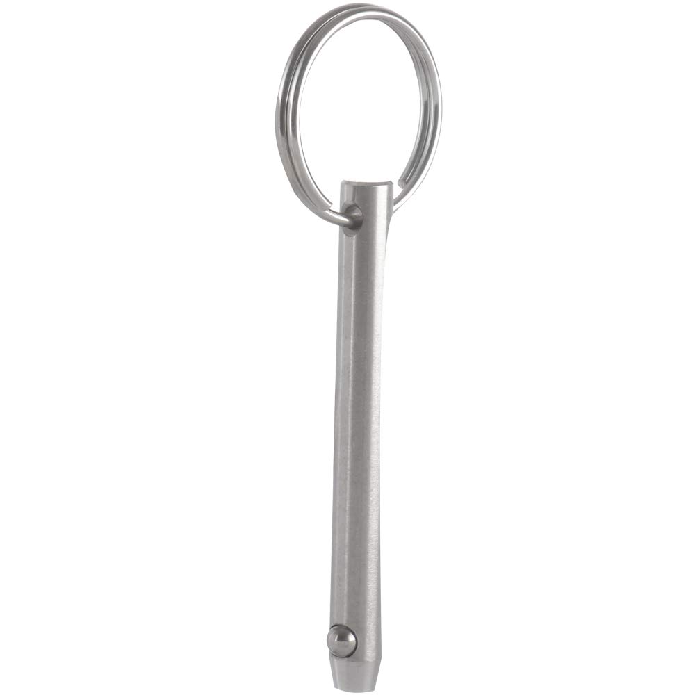4 Pack Quick Release Pins, Diameter 5/16"(8mm), Usable Length: 2-1/4"(57mm), Full 316 Stainless Steel, Bimini Top Pin, Marine Hardware, All Parts are Made of 316 Stainless Steel