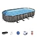 Bestway 5611T Piscina Fuori Terra Power Steel da 732X366X122 cm