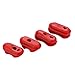 Price comparison product image KUNSE 4pcs Plastic Sleeve Red Wire Protection for xiaomi Mijia Electric Scooter Repair Parts Accessories