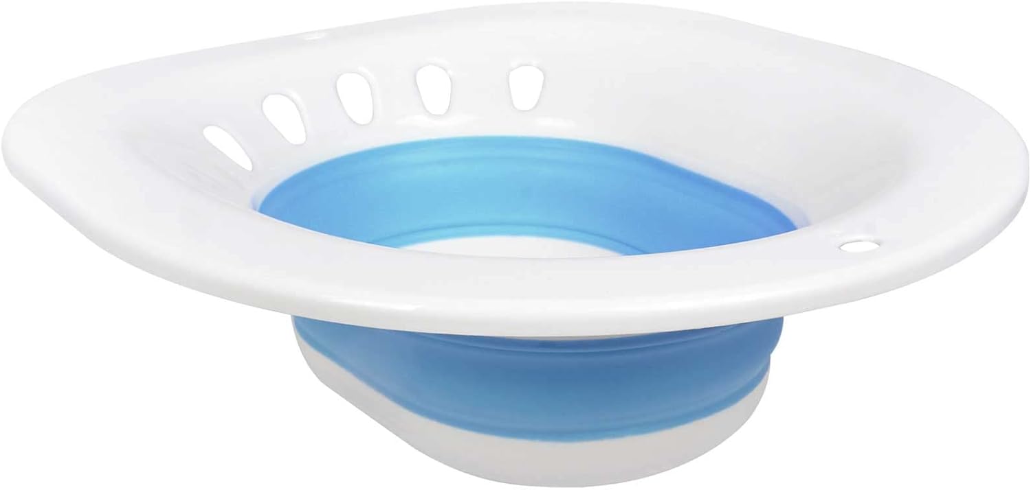 Pobuu Sitz Bath for Toilet Seat,Foldable Sitz Bath Basin for Postpartum