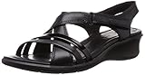 ECCO Felicia Sandal, Sandalias con Cuña Mujer, Negro (BLACK