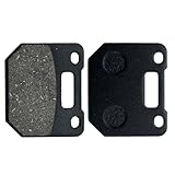 Shurhome 1 Paar Bremsbeläge vorne und hinten für Scheibenersatz Bremssattel, Moped Ersatzteile