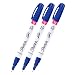 Sharpie Oil-Based Paint Markers, Extra Fine Point, Blue Ink, Pack of 3