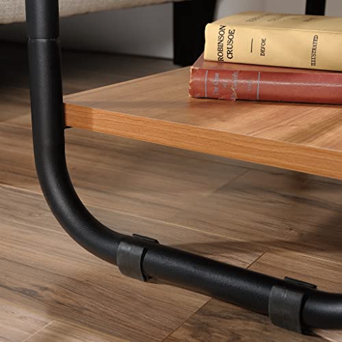 Sauder Union Plain Side Table With Flip Down Door, L: 15.51" X W: 23.47" X H: 25.98", Prairie Cherry Finish #TOP3