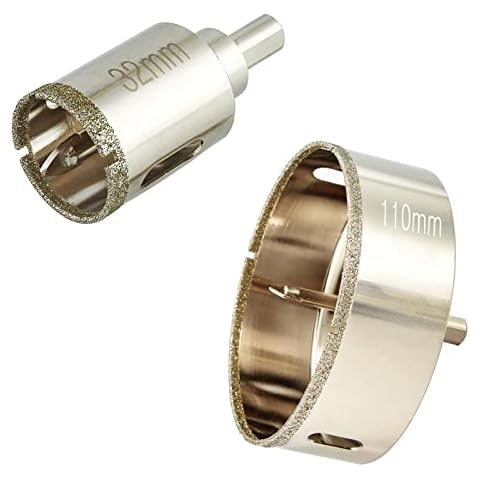 4 1/4 Inch + 1 1/4 Inch Diamond Hole Saw with Pilot Bit, DaduoRi Tile Hole Saw Bits with Center Drill Bit for Glass, Porcelain Tile,Ceramics, Marble and Granite… Cover