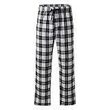 Pajama Pants Men'S Classic Red Checked Pajama Pants Skin-Friendly Soft Cotton Pajama Pants Gifts For