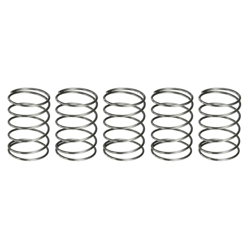 uxcell 5Pcs Compression Spring 18mm OD 1mm Wire Size 25mm Free Length
