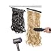 Extra Long Hair Extension Holder Hair Extension Hanger for Full Length Weft Professional Hair Rack Holds Multi-Layer for Styling, Washing, Drying, Coloring for Barber Shop/Home