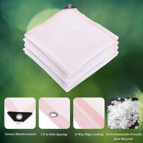 Filet pare-soleil blanc extérieur bâche ombrage blanche 5m