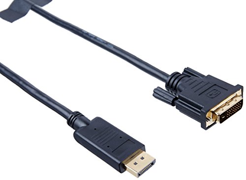 Câble DisplayPort DVI 1,82m adaptateur DISPLAYPORT2DVI6F pour double écran ordinateur