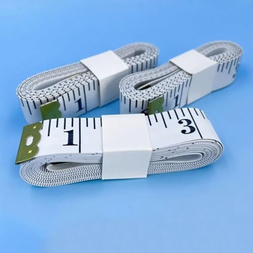Cinta Métrica PVC Fibra 3 m con Estuche de Cuero Suave 2 Pzs miniatura 3