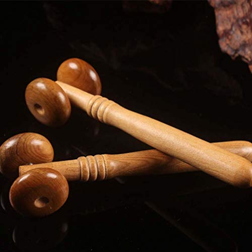 HEALLILY Madeira Perfumada Madeira Nariz Rolo Massageador Facial Nose Up Nose Elevação Ferramenta de