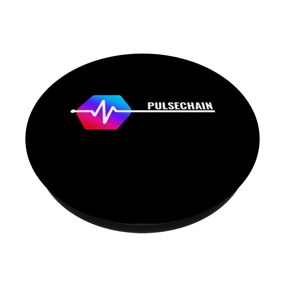 PulseChain PLS Crypto-monnaie HEX Staker Logo PopSockets PopGrip  Interchangeable : Amazon.fr: High-Tech