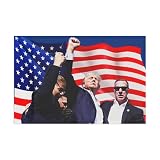 Donald Trump Rally American Flag Patriotic 2025