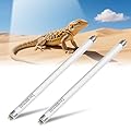 HeatingLux T5 10.0 UVB Reptile Bulb, UVA UVB Reptile Light 8W, 300mm/12in Reptile Vivarium Fluorescent Tube Light for Desert Reptiles, Bearded Dragons, Chameleon, Lizard and Snake Species, 2-Pack