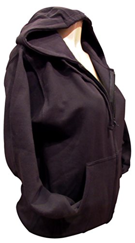 Sports And More Of Las Vegas Rhinestone Angel Wings & Breast Cancer Awareness Ribbon Long Sleeve Hooded Sweater Black (L) #TOP6