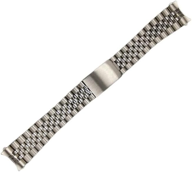 316L Stainless Steel 19mm Silver Gold Vintage Jubilee Curved End Watch Bands Straps Bracelet For Rolex Watch 1500 5500 5501 5502 5504 5505