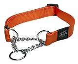 rogz halsband alpinist Farbenfroh ROGZ HC06-D Utility Stop- Halsband/Fanbelt, L, orange