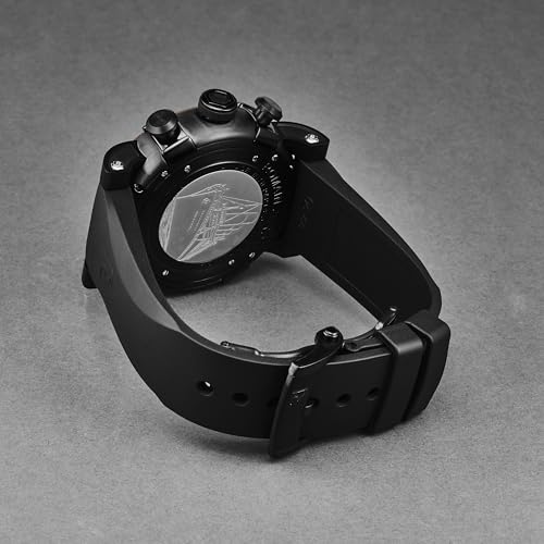 Romain Jerome Men's 'Titanic-DNA Chronograph Brown Dial Black Rubber Strap Automatic Watch RJ.TI.CH.303.20 - Image 3