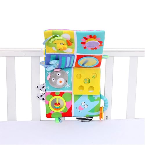 Jouet éveil bébé livre en tissu doux - Solution anti-déchirure