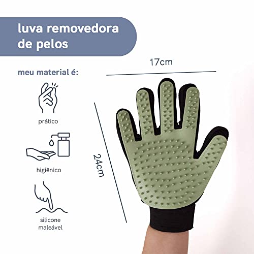 Removedor de Pelos de Pet Luva Mágica - Oikos Animal