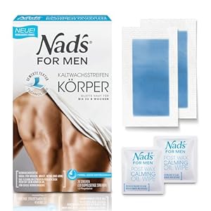 Nad's For Men Kaltwachsstreifen Männer 20 Streifen
