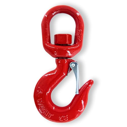 1 Ton Swivel Hooks, Heavy Duty 360° Rotating Crane...