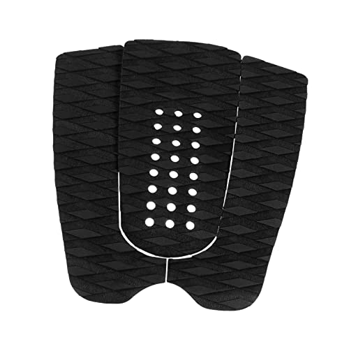 HANABASS Beginner to Pro 3pcs Eva Surfboard Traction Pads Adhesive Non-Slip Foot Pads for Paddle and Skimboard