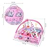 Bebamour Baby Playmats Floor Gyms desde el Nacimiento, 18 Bolas, 5PCS Juguetes Colgantes, Soft Baby Play Activity Gym Playmats Floor Gyms for 0-24Months(Pink) #1