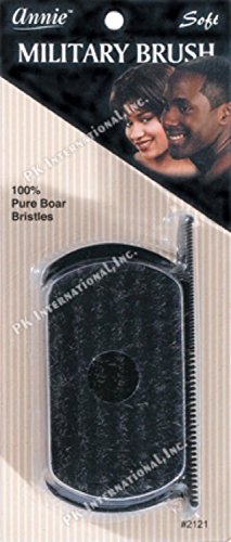 Annie mini pocket small manclub combo brush #2121 - SOFT-, soft bristles, natural bristles, boar bristles, hair comb, hair brush, long hair, short hair,