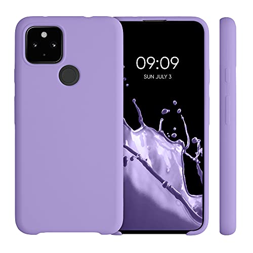 Kwmobile Case Compatible With Google Pixel 4A 5G Case - Tpu Silicone Phone Cover With Soft Finish - Violet Purple #TOP4