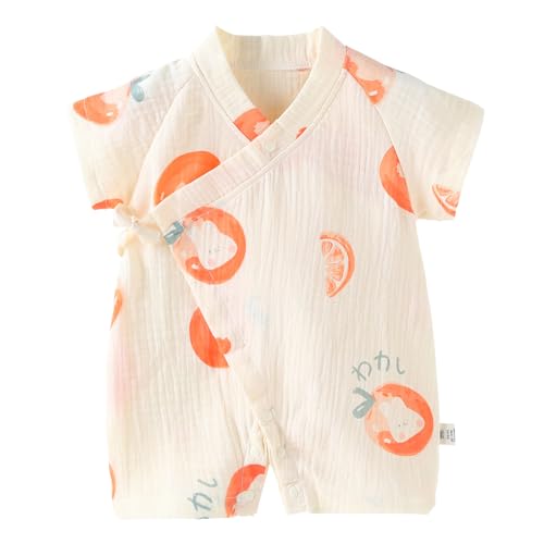 Image of PAUBOLI Kimono Robe Newborn Cotton Yarn Robe Baby Romper Infant Japanese Pajamas…